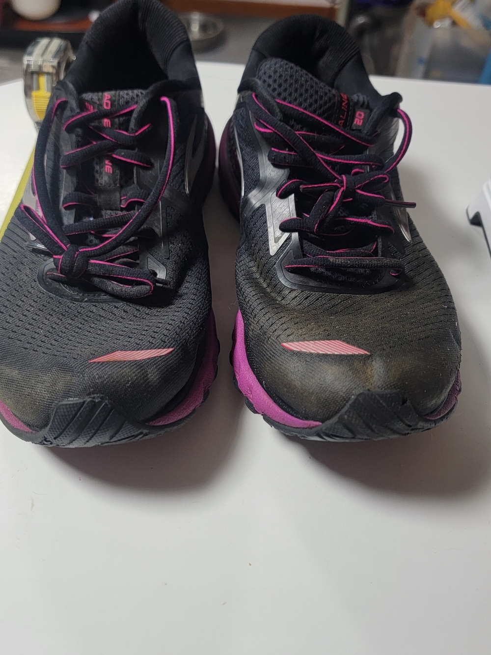 Brooks Women’s Black and Purple Athletic Running Shoes